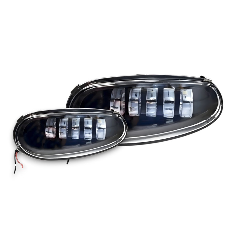 Протитуманні фари LANOS 50W LED біле світло ближній промінь комплект 2 шт (01772)