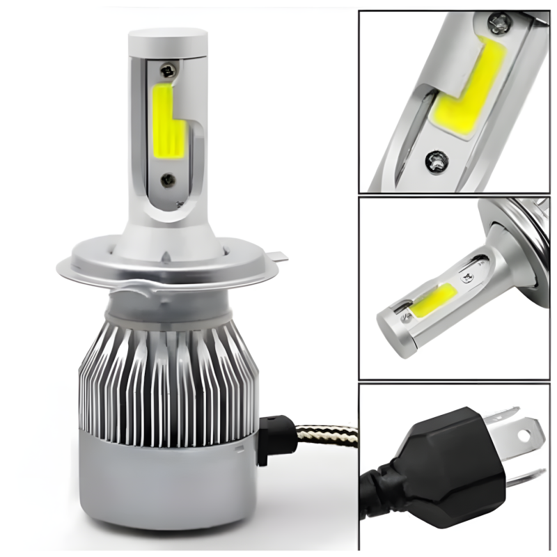 Світлодіодні автолампи EA Light X C6 H4 Hi/Low 3800Lm 6000K 12V (2 шт.)