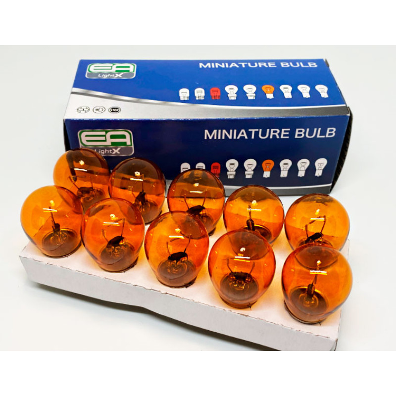 Галогенна лампа EA Light X PY21W S25 12V 21W BAU15S AMBER