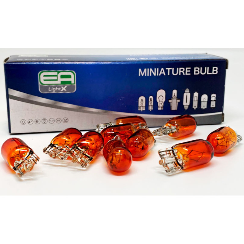 Галогенна лампа EA Light X WY5W T10 12V 5W YELLOW