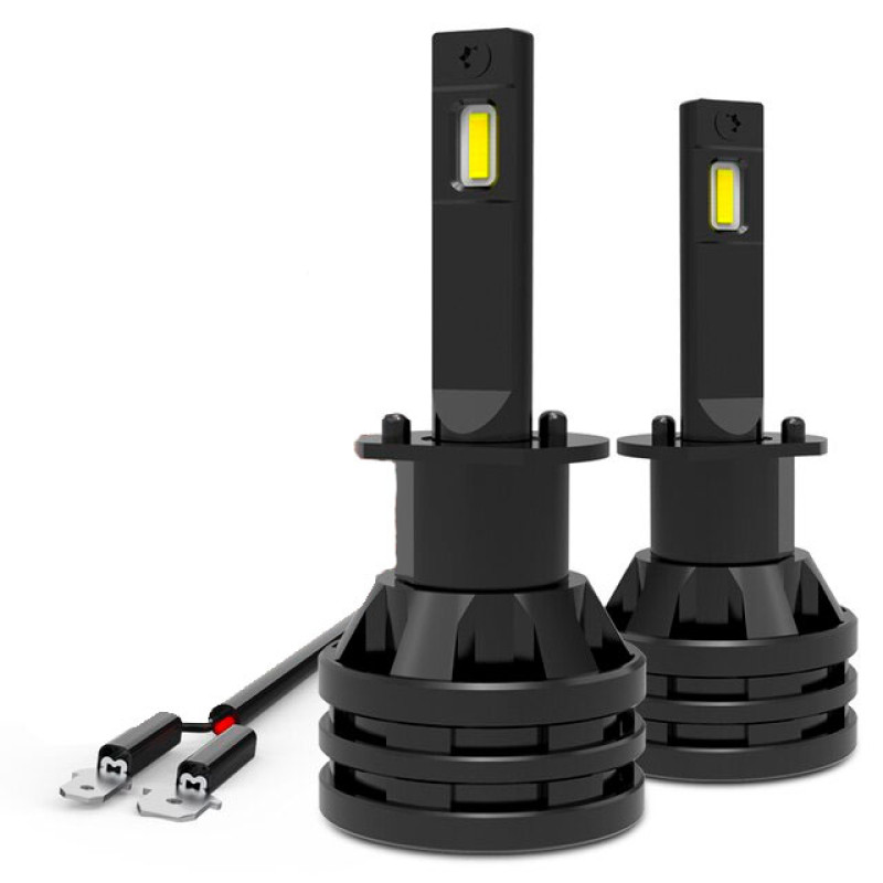 LED лампи H1 EA Light X M2 6000Lm 5000K COB 12/24V для авто головне світло / ПТФ (2 шт.)