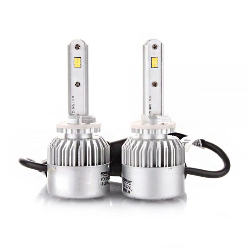LED лампи H27 EA Light X S2 8000Lm 5000K CSP 12/24V для авто у протитуманні фари / ПТФ (2 шт.)
