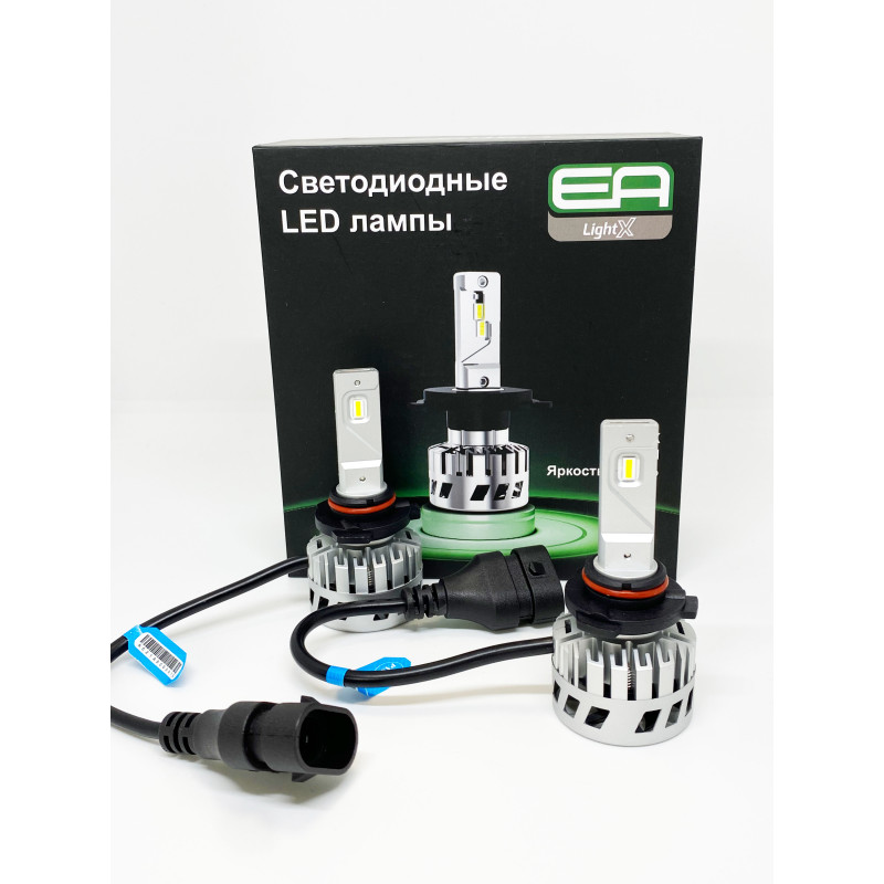 Світлодіодні лампи HB3 (9005) EA Light X S4 6000Lm 4500K 12V-24V 2 шт
