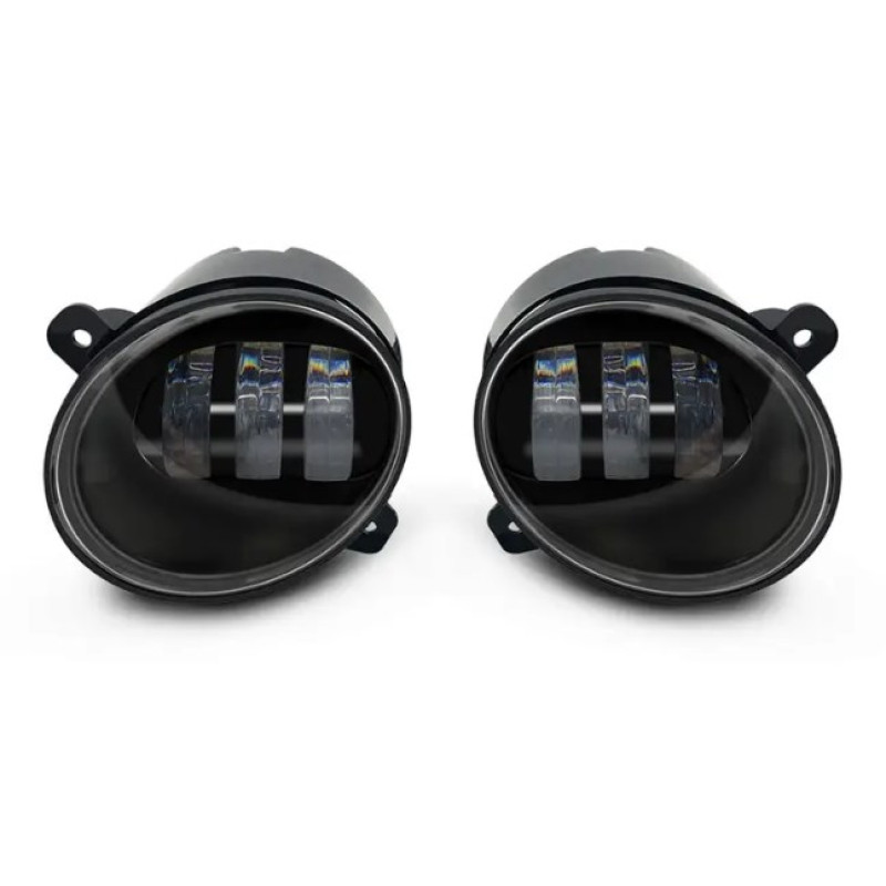 Протитуманні фари lada kalina 30W LED біло-жовте світло ближній промінь комплект 2 шт (02053)