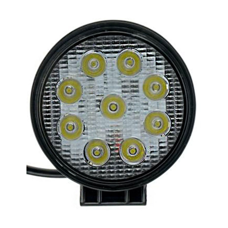 LED фара EA Light X D1 27W дальнє світло 115 мм (128×55 мм) 9–32V 6000K IP67 для авто, мото та спецтехніки