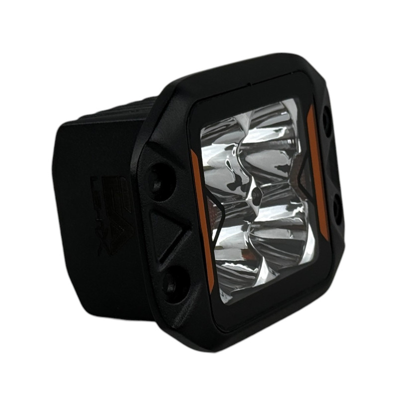 LED фара додаткова W0120FMS-P8 EA Light X 20W врізна дальнє світло з поворотом (03654)