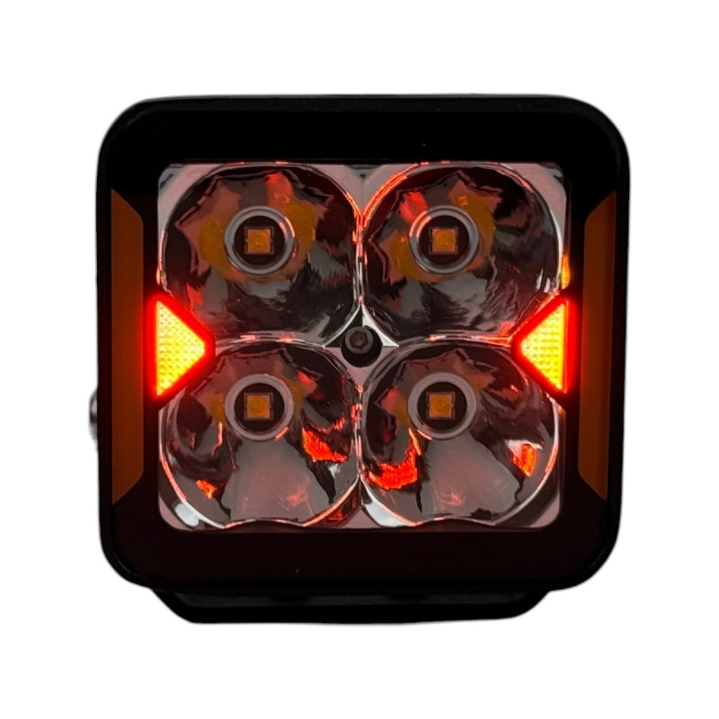 LED фара додаткова W0120S-P8 EA Light X 20W дальнє світло з поворотом (03652)