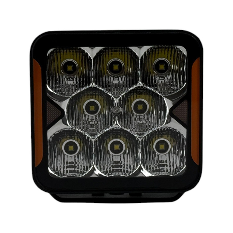LED фара додаткова W0240F-P8 EA Light X 45W ближнє світло з поворотом (03677)