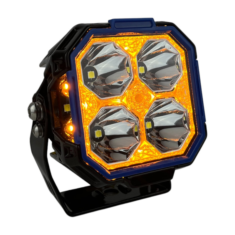 LED фара Light X JG-F993 3" 35W Osram Дальнє та Бокове світло DRL IP69K