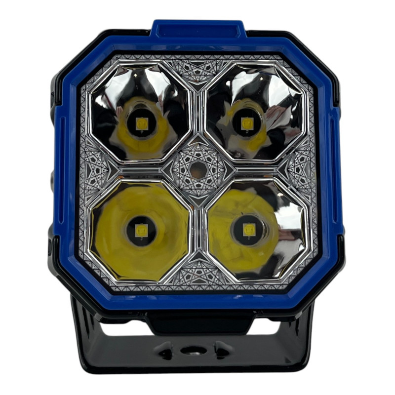 LED фара Light X JG-F993 3" 35W Osram Дальнє та Бокове світло DRL IP69K