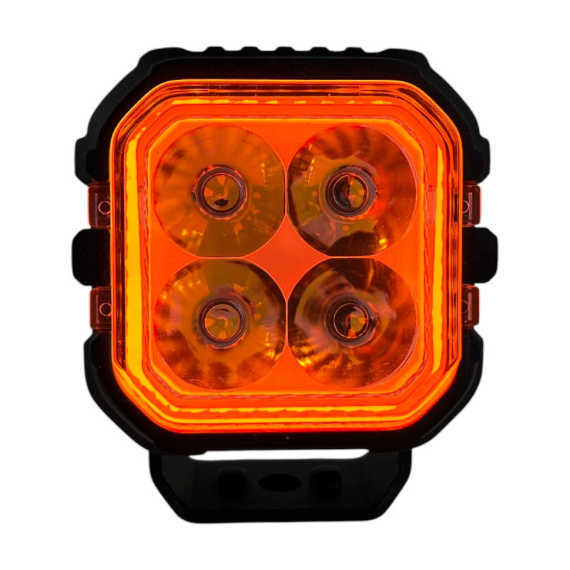 LED фара W3020 ALS дальній 20W  (72х72х50 мм) 1300Lm квадрат