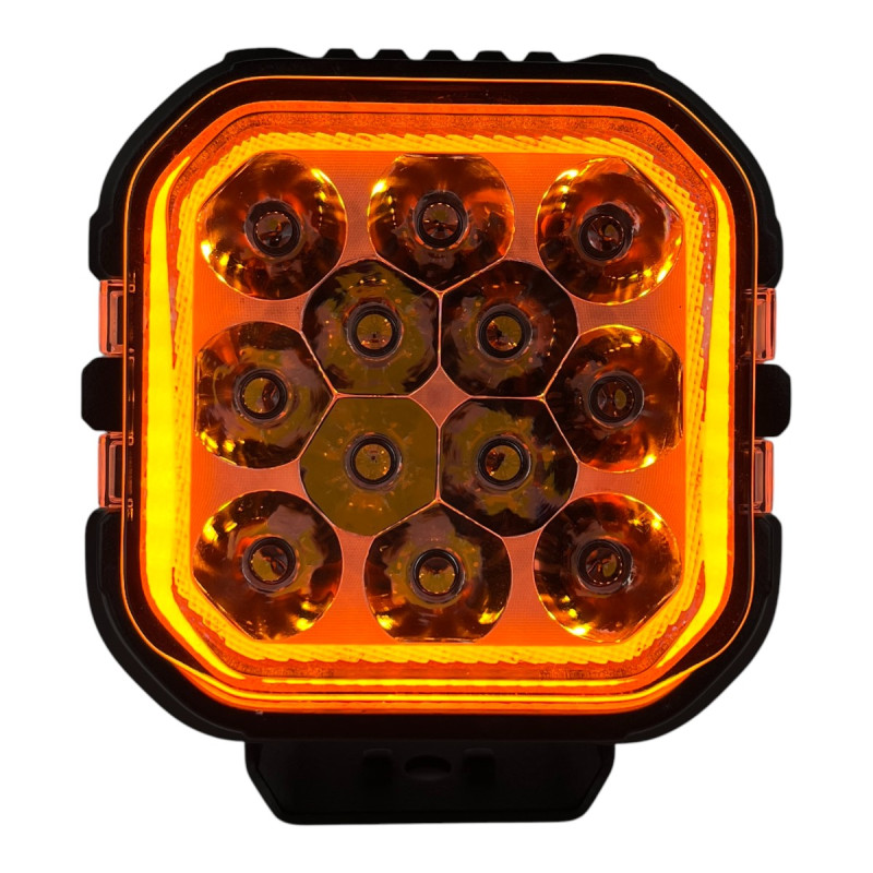 LED фара W3560 ALS дальній 60W (113х113х68 мм) 3950Lm квадрат