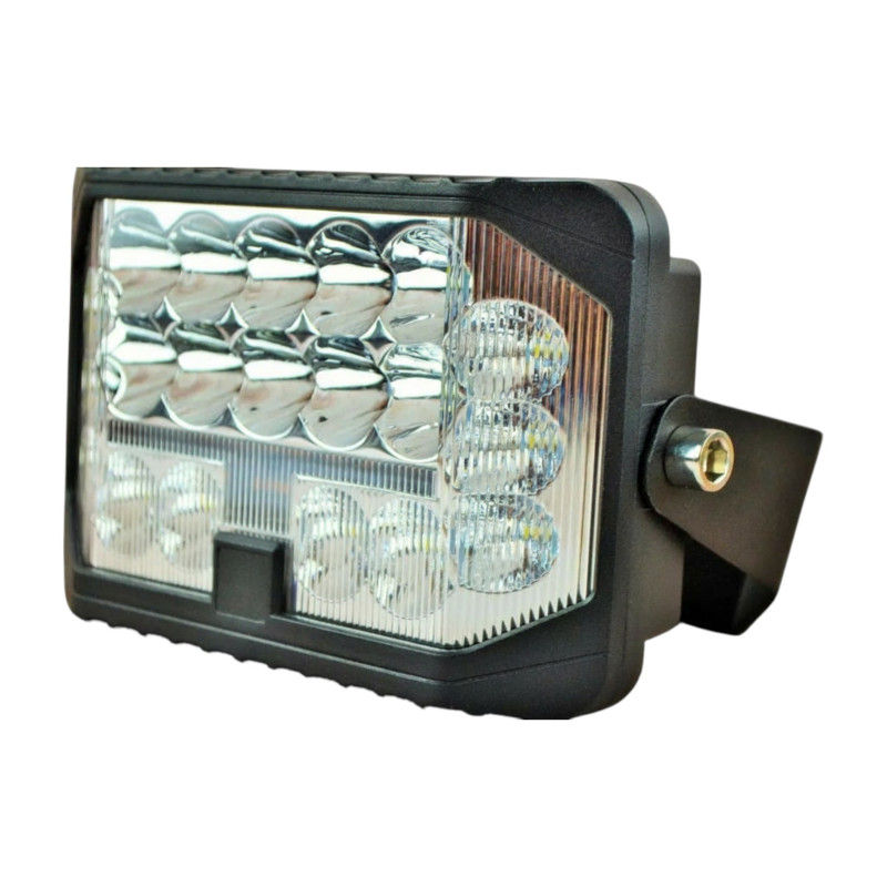 Комплект LED фар 96W 6000K прямокутних (дальнє+ближнє+жовте світло, 2 шт.)