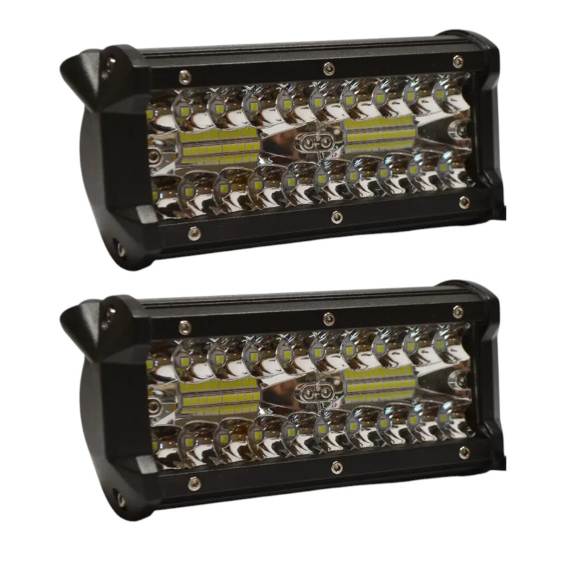 Комплект світлодіодних LED фар 120W 6000K (комбінований промінь, 2 шт.)