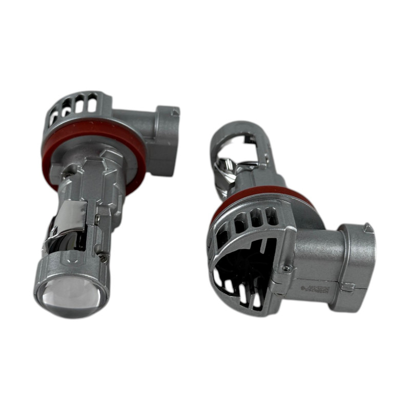 Світлодіодні LED лампи H11 EA Light X T08 40W 5500K 8000Lm 11V-18V лінзовані міні бі-лед кулер (комплект 2 шт.)