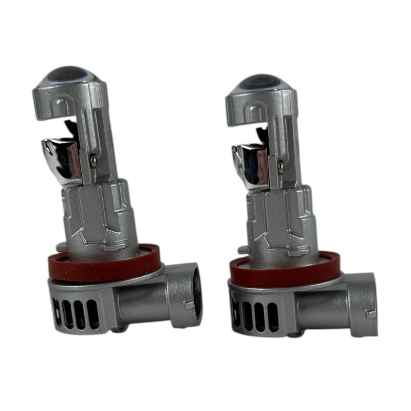 Світлодіодні LED лампи H11 EA Light X T08 40W 5500K 8000Lm 11V-18V лінзовані міні бі-лед кулер (комплект 2 шт.)