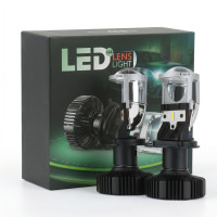 Світлодіодні LED лампи H4 EA Light X 5000K 8000Lm 12V-24V лінзовані міні бі-лед пасивне охолодження (комплект 2 шт.)