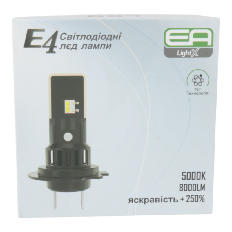 LED лампи P13 EA Light X E4 8000Lm 5000K 9-32V CSP 2 шт (03215)