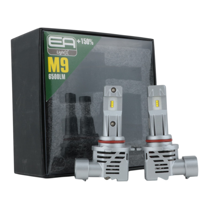 LED лампи H10 EA Light X M9 6500Lm 5000K 12-24V 2 шт