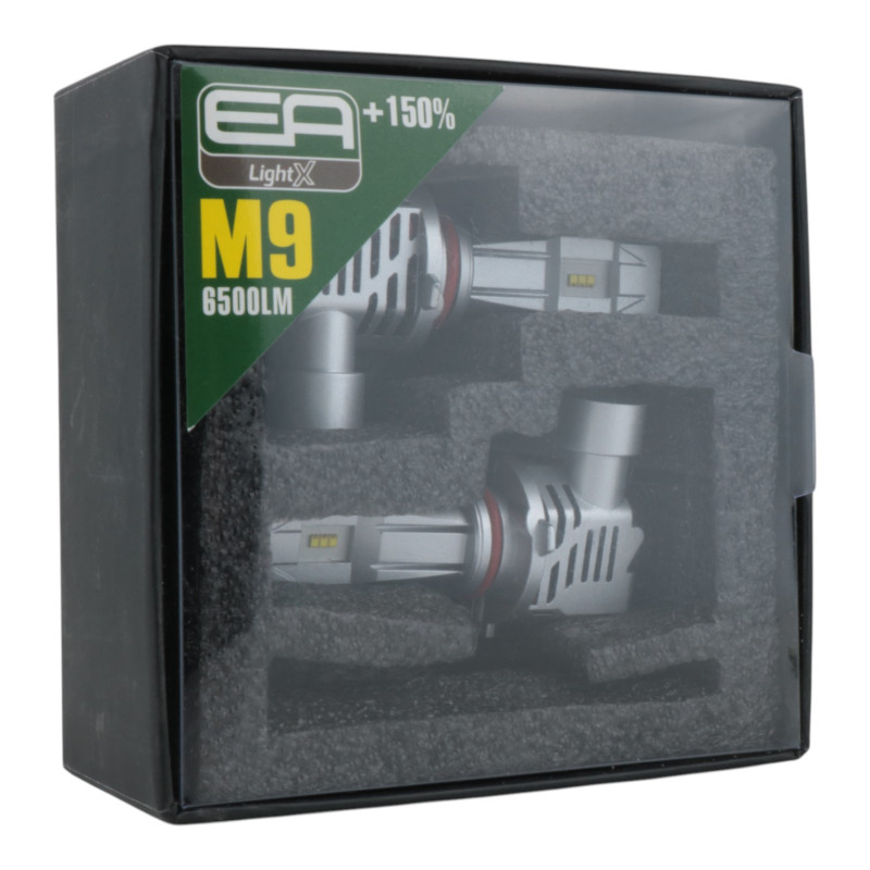 LED лампи H10 EA Light X M9 6500Lm 5000K 12-24V 2 шт