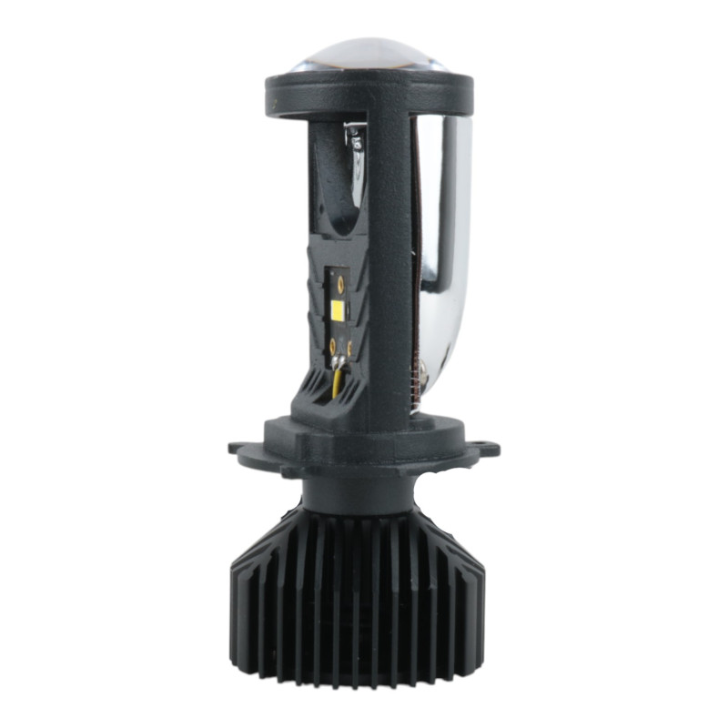 Світлодіодні LED лампи H4 Y6 Mini LED Lens 5000K 8000Lm 12V-24V лінзовані міні бі-лед пасивне охолодження (комплект 2 шт.)