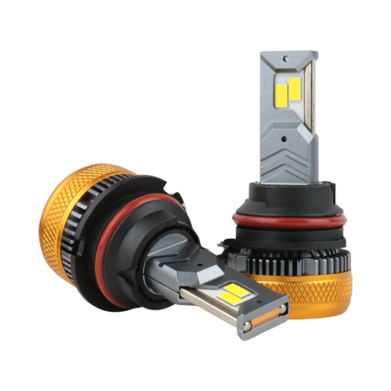 Світлодіодні LED лампи 9007 (HB5) EA Light X K100 CAN-BUS 5000K 15000Lm 9V-32V +500% кулер (комплект 2 шт.)