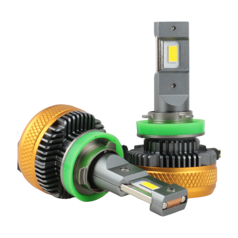 Світлодіодні LED лампи H11 EA Light X K100 CAN-BUS 5000K 15000Lm 9V-32V кулер для авто головне світло/ПТФ (комплект 2 шт.)