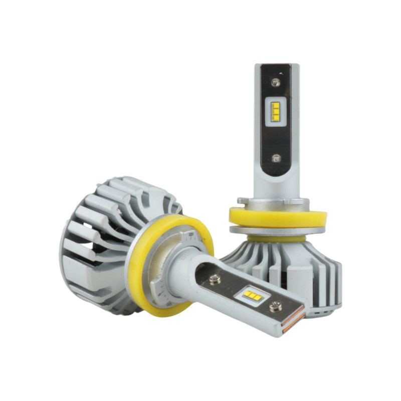 Світлодіодні LED лампи H11 Yeaky 5500K 4800Lm 12V-24V Philips ZES кулер для авто головне світло/ПТФ (комплект 2 шт.)