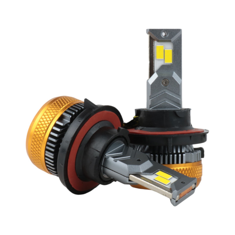Світлодіодні LED лампи H13 EA Light X K100 CAN-BUS 5000K 15000Lm 9V-32V +500% кулер для авто (комплект 2 шт.)