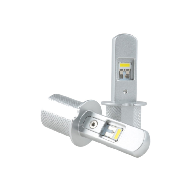 LED лампи H3 EA Light X E3 6000Lm 5000K CSP 12/24V безвентиляторні для авто в ПТФ (2 шт.)