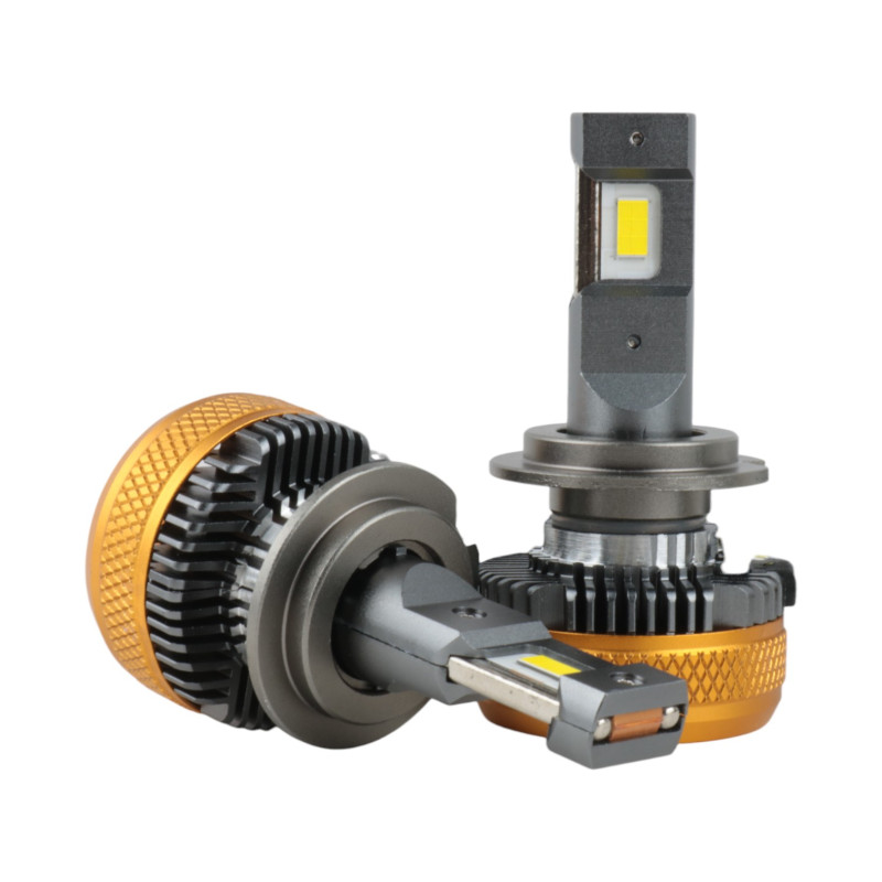 Світлодіодні LED лампи H7 EA Light X K100 CAN-BUS 5000K 15000Lm 9V-32V кулер для авто головне світло (комплект 2 шт.)