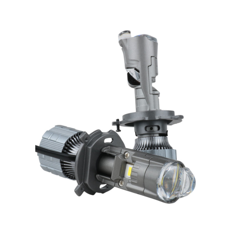 Світлодіодні LED лампи H4 EA Light X A83 5000K 6000Lm 12V-24V лінзовані міні бі-лед кулер (комплект 2 шт.)
