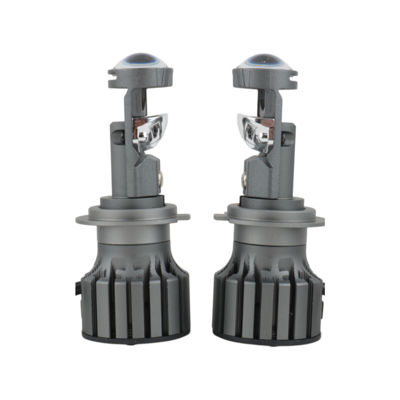 Світлодіодні LED лампи H7 EA Light X L10 +350% 5500K 10000Lm 9V-16V лінзовані міні бі-лед кулер (комплект 2 шт.)
