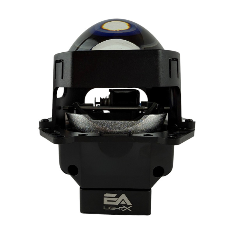 Bi-LED лінзи 3.0" X12 EA Light X 60/70W 6000K Blue Lens, подвійний рефлектор ближнє/далеке світло (2 шт.) (03632)
