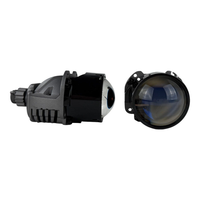 Bi-LED лінзи 2.5" X7 EA Light X 58/68W 6000K подвійний рефлектор ближнє/далеке світло (2 шт.) (03627)