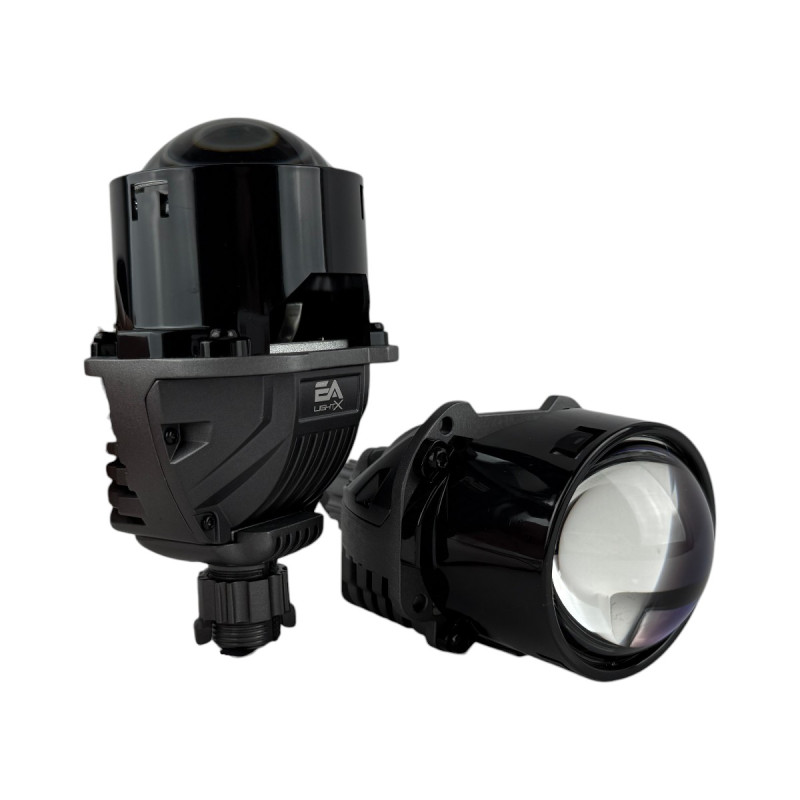Bi-LED лінзи 2.5" X7 EA Light X 58/68W 6000K подвійний рефлектор ближнє/далеке світло (2 шт.) (03627)