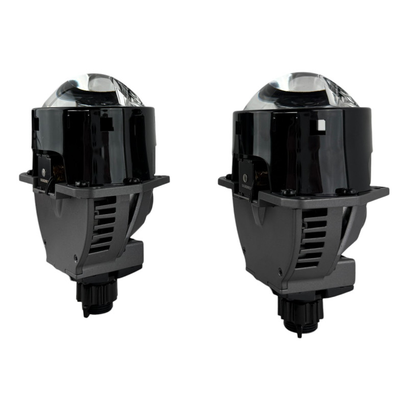 Bi-LED лінзи 3.0" X9 EA Light X 55/95W 6000K подвійний рефлектор ближнє/далеке світло (2 шт.) (03629)