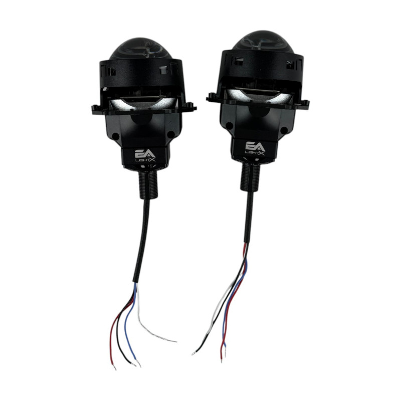 Bi-LED лінзи 3.0" X11 Upgrade EA Light X 70/80W 6000K Blue Lens, подвійний рефлектор ближнє/далеке світло (2 шт.) (03631)