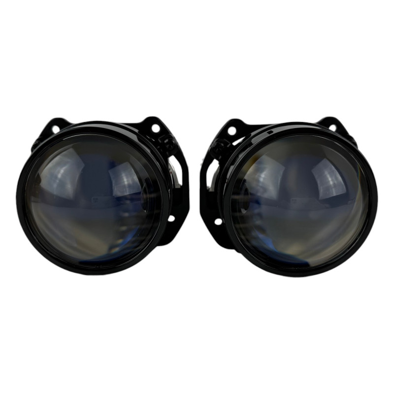 Bi-LED лінзи 2.5" X4 EA Light X 47/54W 6000K Blue Lens ближнє/далеке світло (2 шт.) (03624)