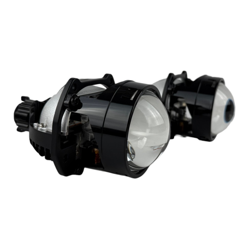Bi-LED лінзи 2.5" X4 EA Light X 47/54W 6000K Blue Lens ближнє/далеке світло (2 шт.) (03624)