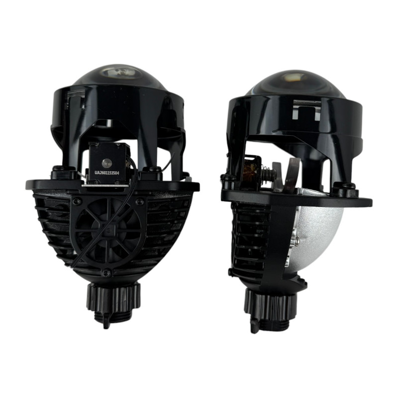 Bi-LED лінзи 2.5" X4 EA Light X 47/54W 6000K Blue Lens ближнє/далеке світло (2 шт.) (03624)
