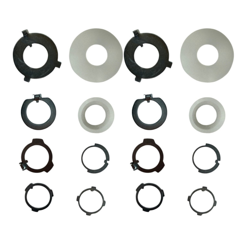 Bi-LED лінзи 3.0" X8 EA Light X 60/70W 6000K Blue Lens, подвійний рефлектор ближнє/далеке світло (2 шт.) (03628)