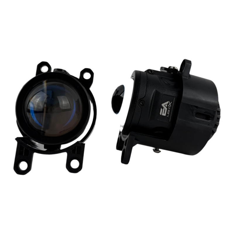 Bi-LED лінзи 2.5" FX-2 EA Light X 52/62W 6000K Blue Lens ближнє/далеке світло (2 шт.) (03635)