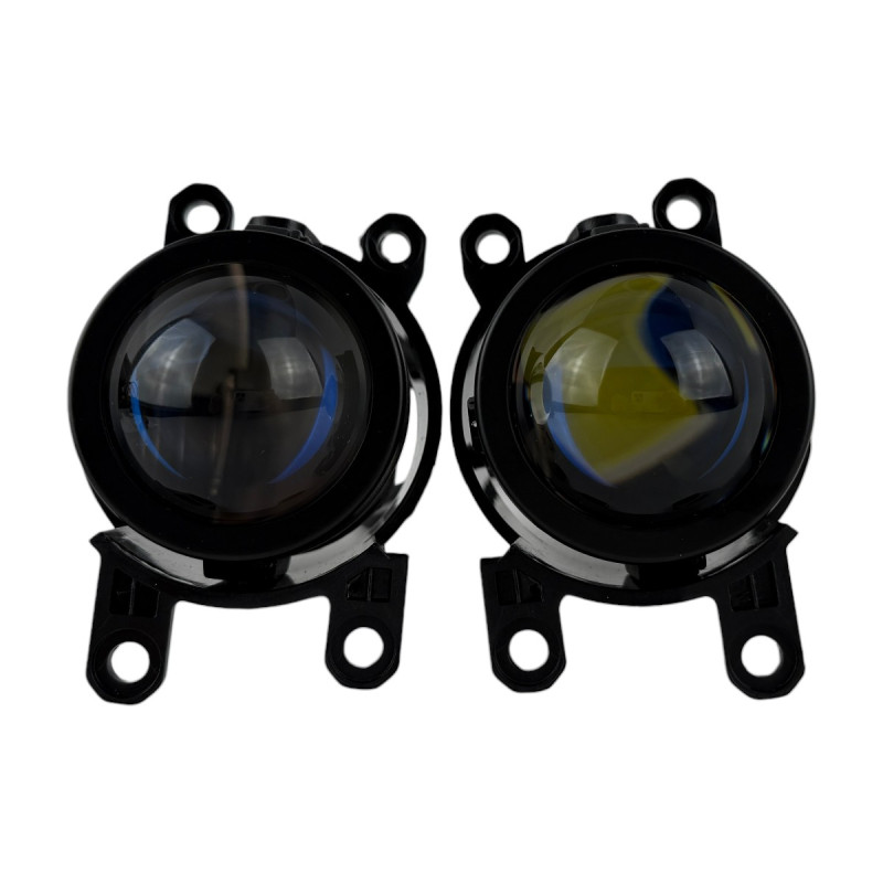 Bi-LED лінзи 2.5" FX-2 EA Light X 52/62W 6000K Blue Lens ближнє/далеке світло (2 шт.) (03635)