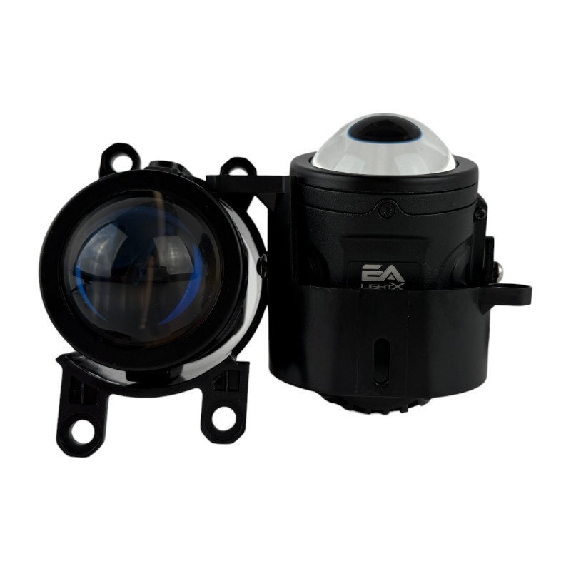 Bi-LED лінзи 2.5" FX-2 EA Light X 52/62W 6000K Blue Lens ближнє/далеке світло (2 шт.) (03635)