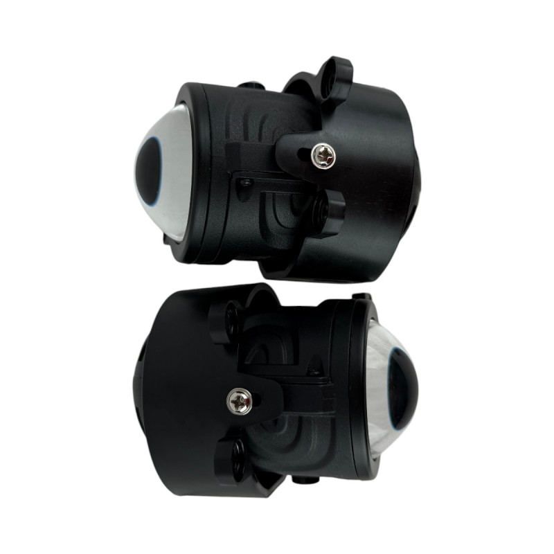 Bi-LED лінзи 2.5" FX-2 EA Light X 52/62W 6000K Blue Lens ближнє/далеке світло (2 шт.) (03635)
