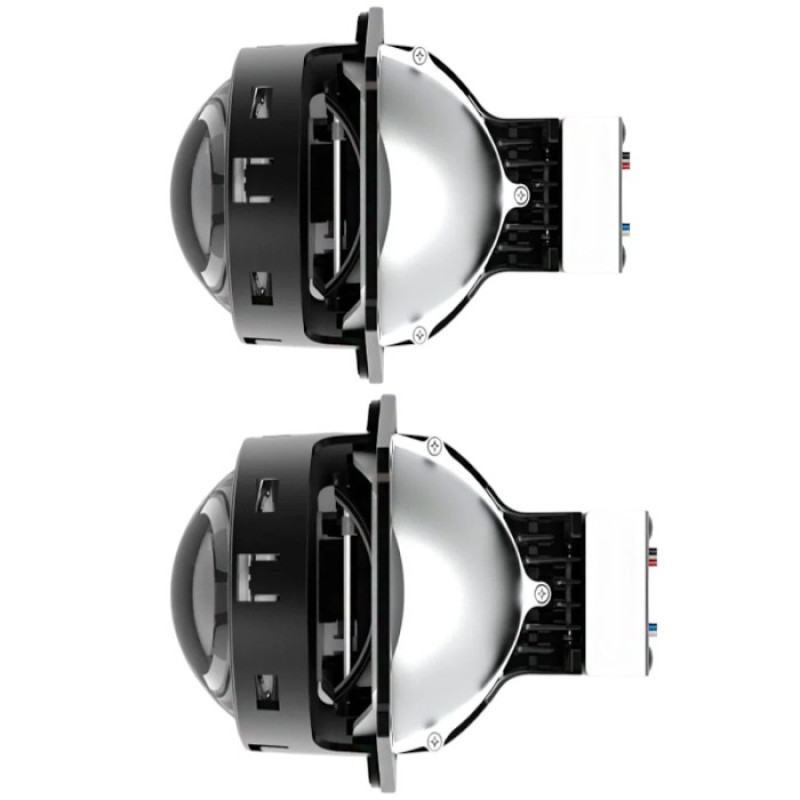 Комплект LED Bi-лінз EA Light X X10 60/78W 5700K, ближній/далекий, ангельські очі