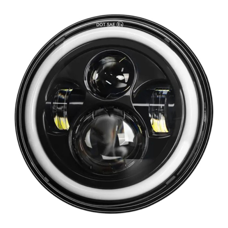 Світлодіодна LED фара EA Light X 5.7" Bi-LED з ДХВ (Ближнє/Дальнє світло, 45W, ВАЗ 2103/2106) 1 шт.