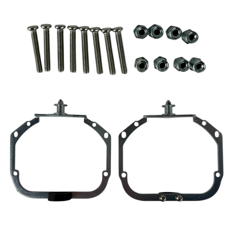 Рамки лінз Ford Mondeo / Lincoln MKZ (17-19) Для адаптивних LED фар (AFS) / Перехідні Hella 3R 3.0" YT-HL-253