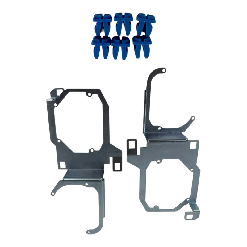 Рамки лінз Toyota Land Cruiser 200 (16-18) дальнього світла (LED) / Перехідні Hella 3R 3.0" TC-YT-03